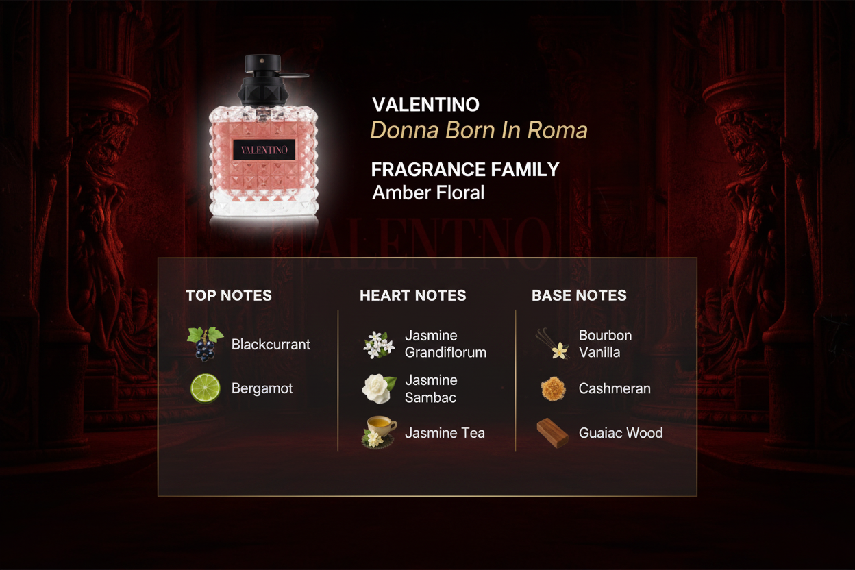 VALENTINO DONNA BORN IN ROMA 100ML EDP SPRAY