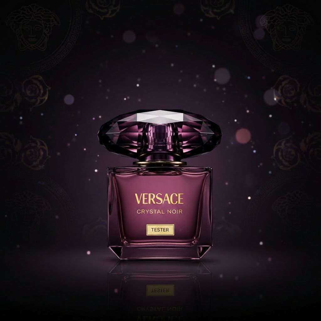 VERSACE CRYSTAL NOIR WOMEN 90ML PARFUME SPRAY TESTER